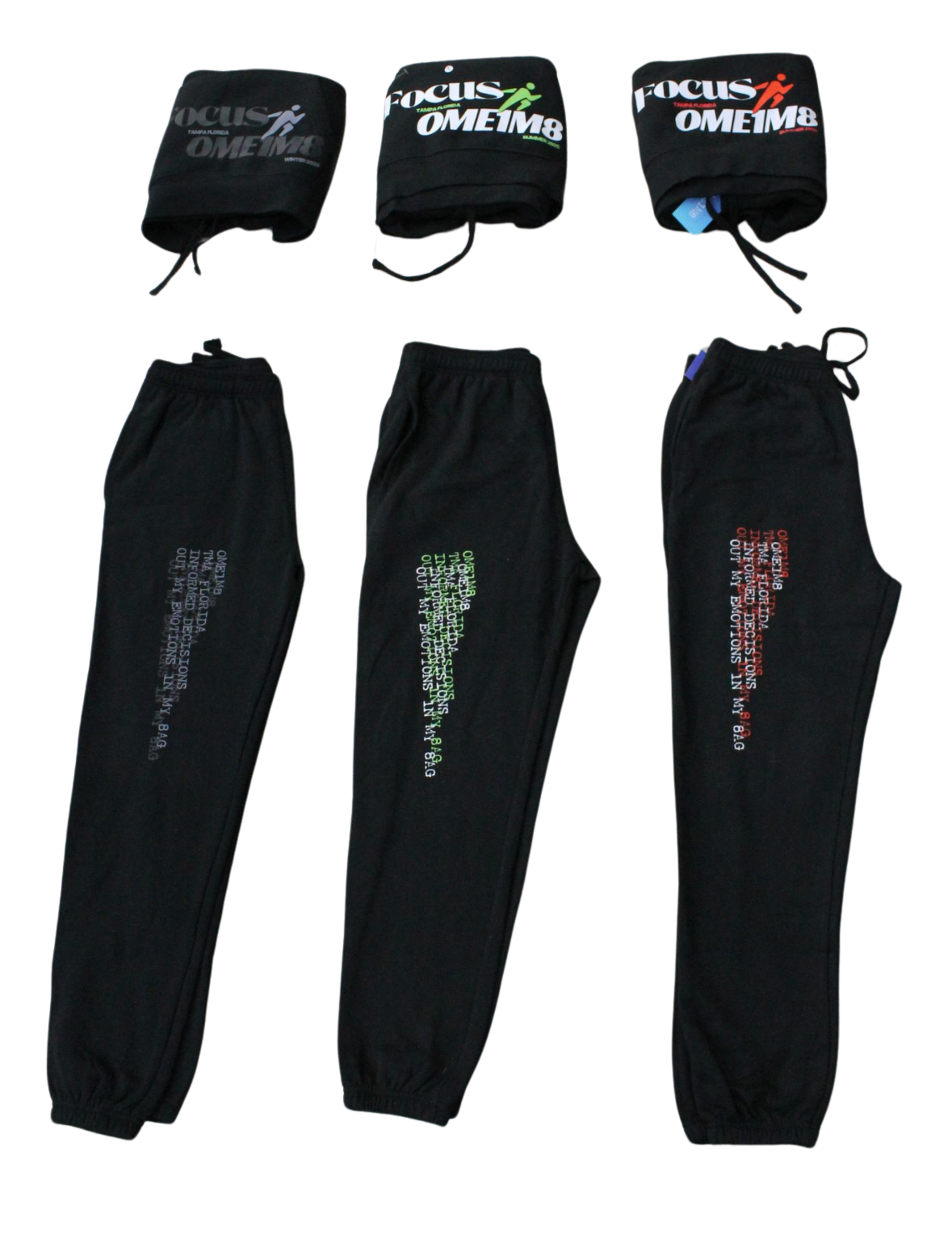 Black Focus Pants GREY/BLACK