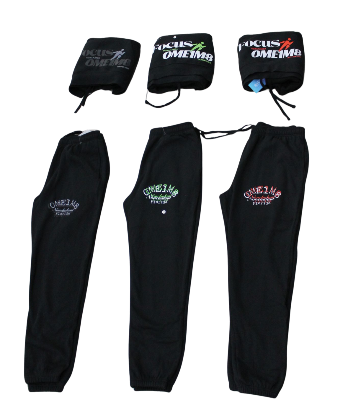 Black Focus Pants GREY/BLACK