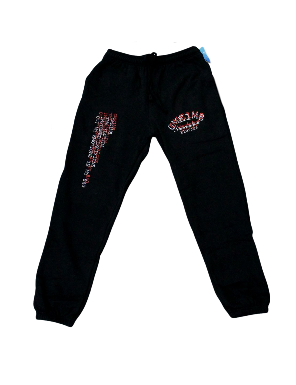 Black Focus Pants RED/WHITE