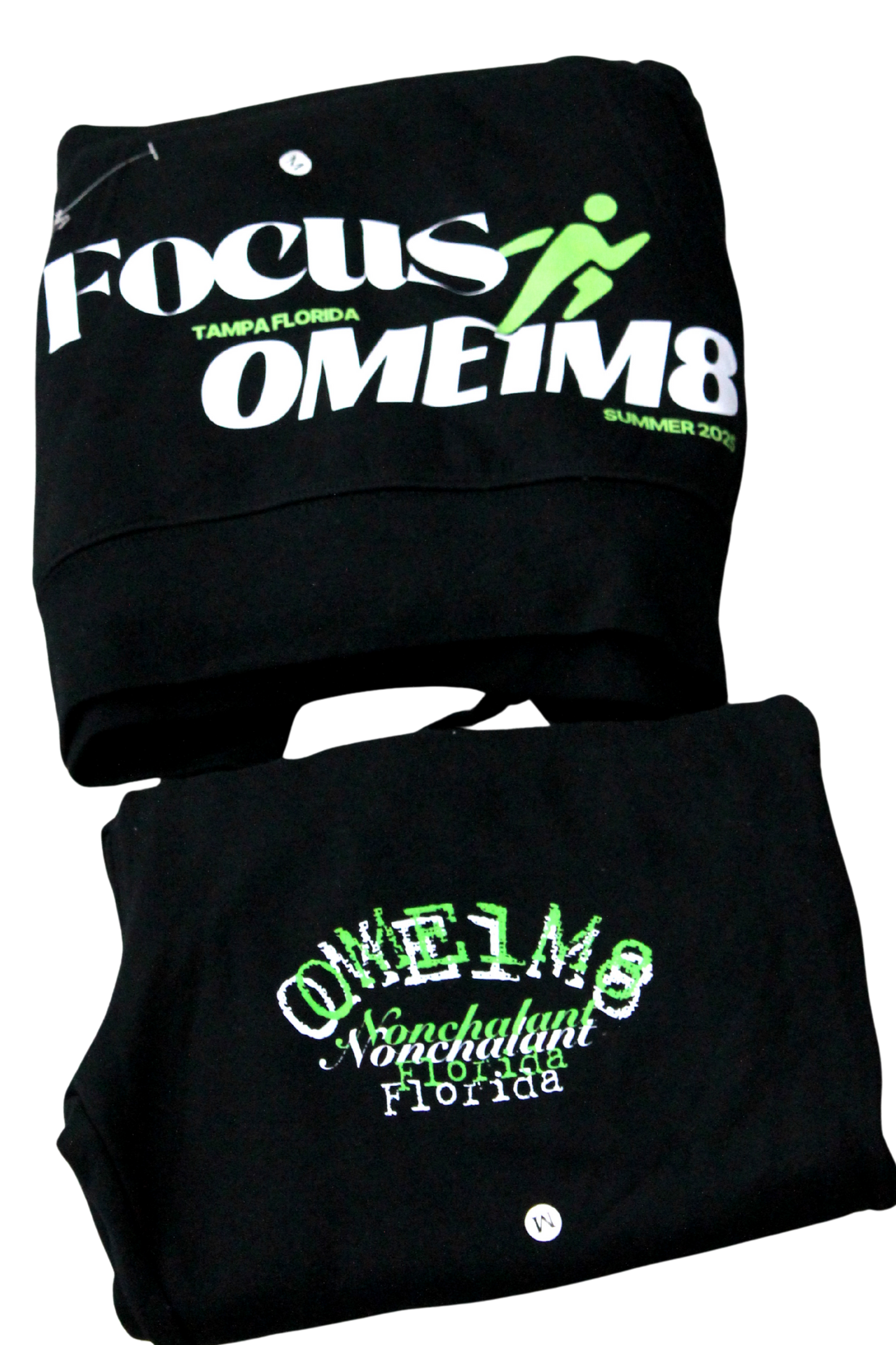 Black Focus Pants GREEN/WHITE