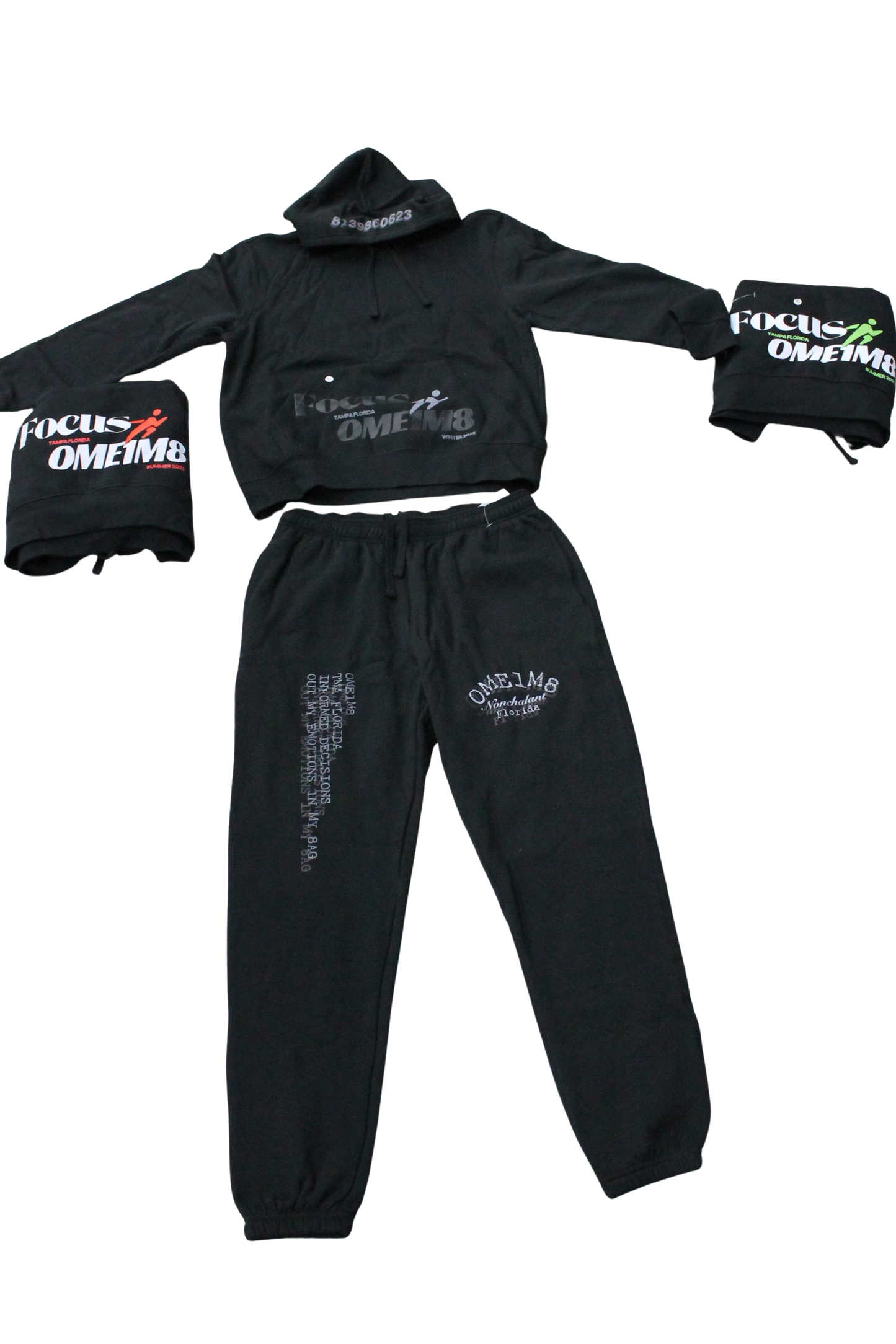 Black Focus Pants GREY/BLACK